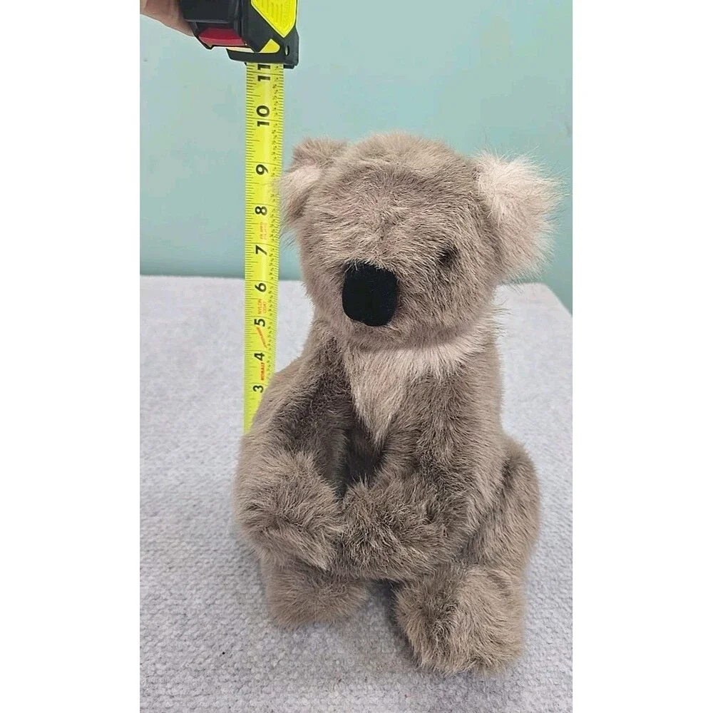 Vintage 1986  Gund KOALA Bear Suede Nose Tan Paws Gray